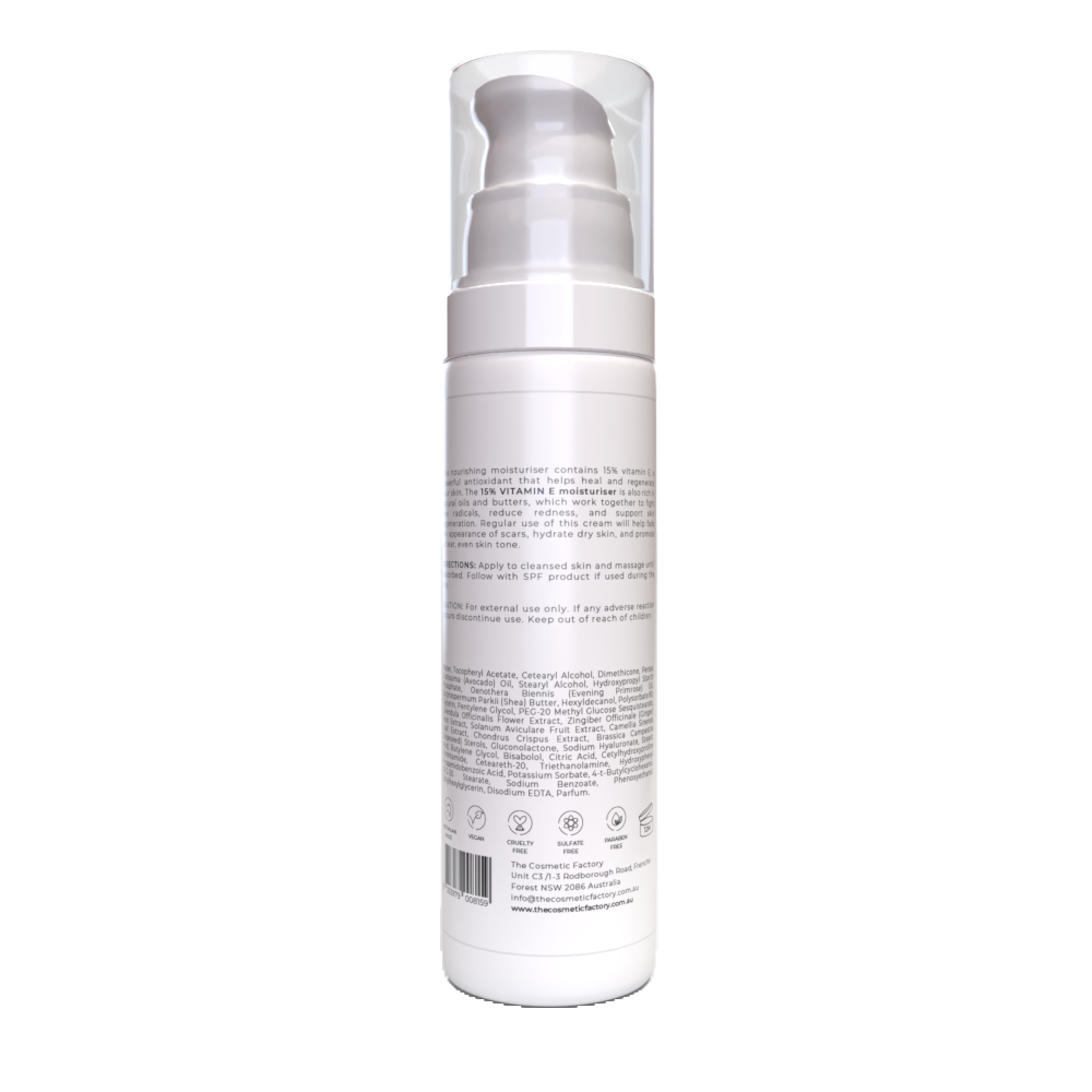 15% VITAMIN E MOISTURISER | 50ML