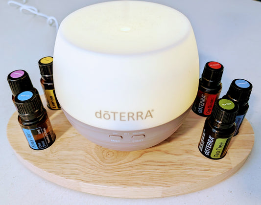 Five Favorites including Petal Diffuser + Easy Air and exclusive handcrafted display stand