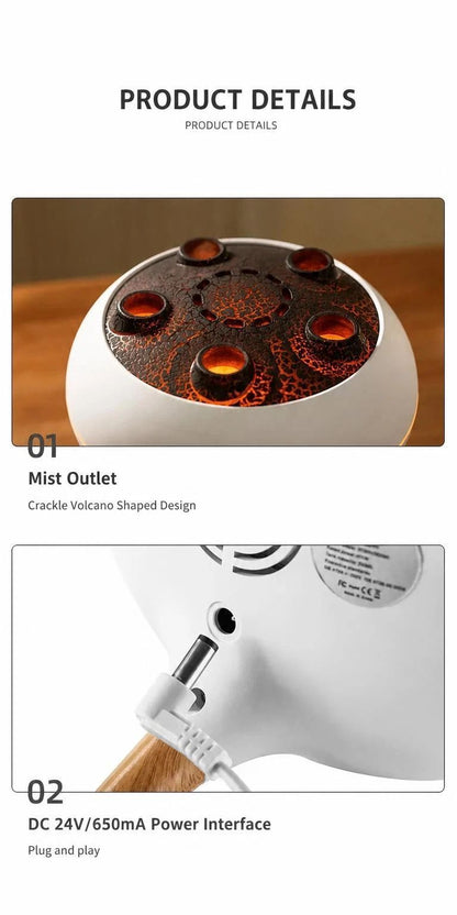 Floating Jellyfish Essential Oil Humidifier, Voice Control Color Light, Cozy Bedroom Sleep Aid