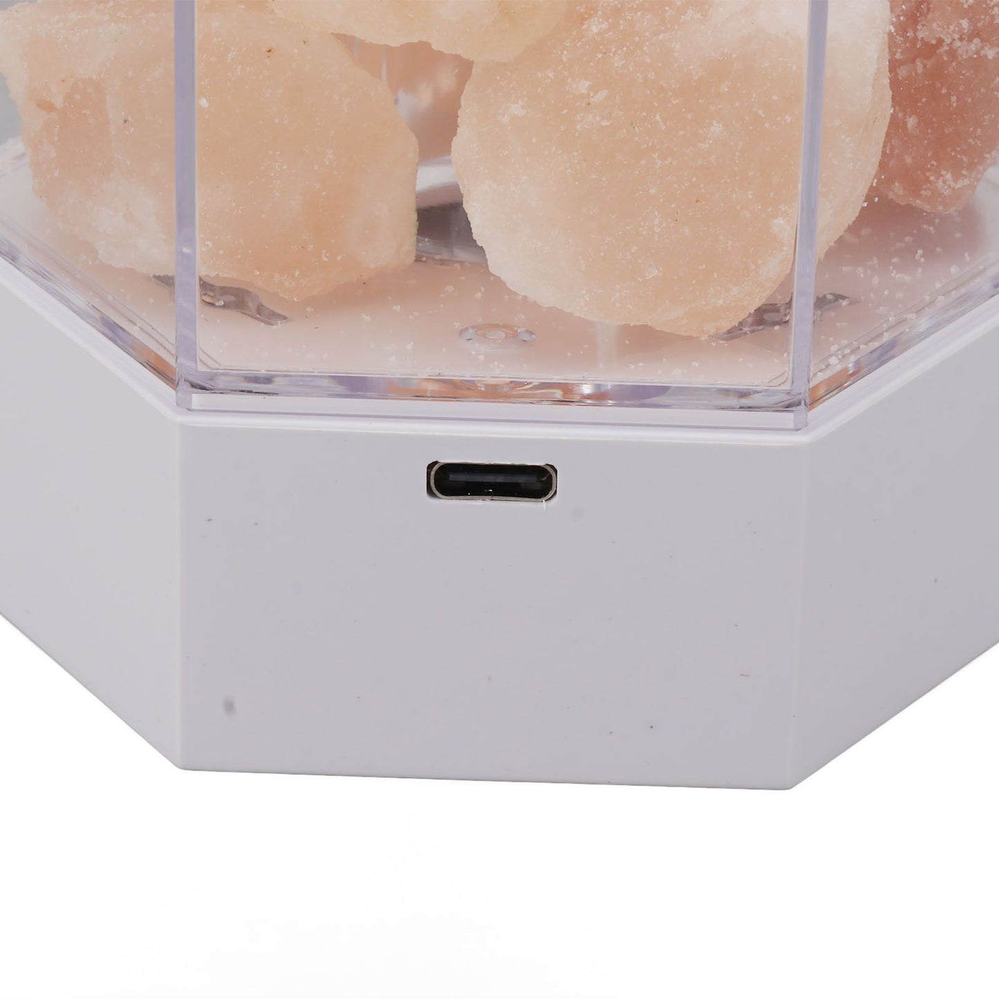 Himalayan Salt Lamp LED RGB Dimmable USB Decorative Essential Oil Aromatherapy Natural Crystal Salt Night Light for Bedroom Living Room