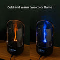 Creative Retro Flame Essential Oil Diffuser - Portable Humidifier for Office, Bedroom & Camping