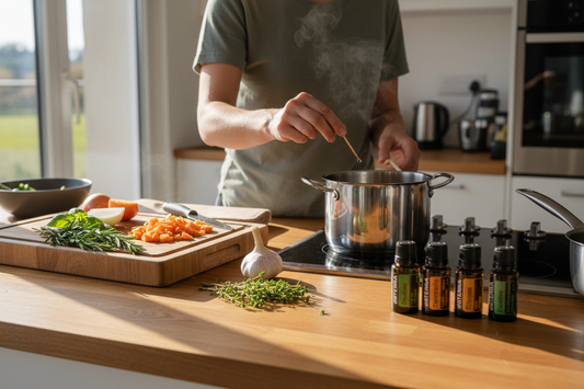 Cooking with Spice Rack Essential Oils
